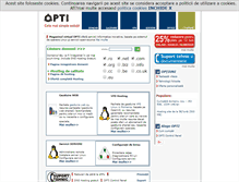 Tablet Screenshot of opti.ro